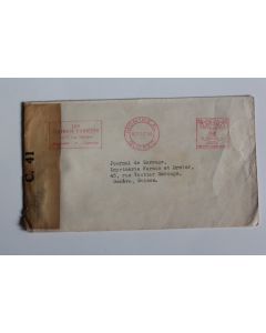 Enveloppe Canada les éditions variétés 1944 censor