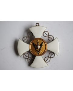 Décoration Ordre de la Couronne d'Italie Croix de commandeur or émaillé