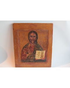 Ancienne Icône Christ Pantocrator
