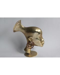 Profil Femme africaine Bronze Hagenauer