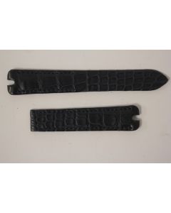 BERTOLUCCI Bracelet montre croco bleu marine 19 mm