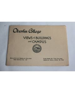 Views of Buildings and campus Oberlin College OHIO 1918