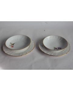 Sous-tasses Assiette à dessert porcelaine KPM Berlin Allemagne