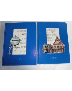 lot 2 tomes Le Patrimoine de la SNCF et des chemins de fer Francais 1999