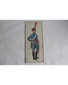 Aquarelle André Bronner Garde impériale Train d'artillerie Militaria