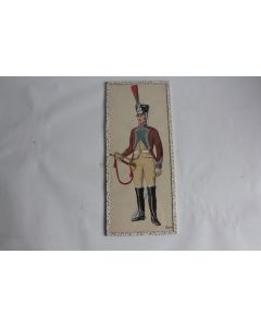 Aquarelle André Bronner Train Garde impériale Trompette 1811 Militaria