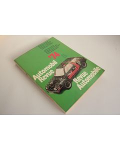 Revue Automobile Numéro Catalogue 1974