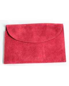 CARTIER Étui Pochette de voyage daim rouge