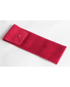 CARTIER Étui Pochette de voyage daim rouge