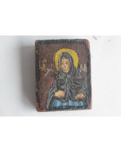 Ancienne Icône miniature orthodoxe Vierge