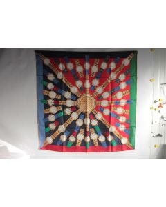 Foulard soie Montres Jean Lassale