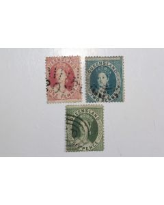 Timbres Colonie anglaise Queensland Victoria série 1860