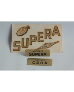 Publicités Montres Paul SEEFELD SUPERA Décalcomanie