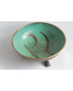 WMF Ikora Dinanderie Coupe tripode Art déco