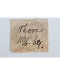 Timbres Allemagne Confédération du nord cadres variés 10g gris 1869