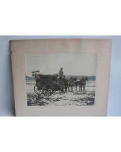 Grande Photographie Calèche J. L. Hildreth Beverly Massachusetts USA
