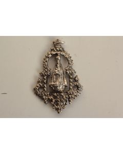Pendentif argent Vierge Virgen del Sagrario Toledo Espagne XVIIIe siècle