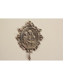 Ancienne Médaille de baptême argent
