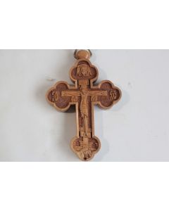 Croix orthodoxe bois sculpté