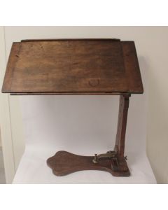 Table de lecture pupitre inclinable réglable A. Mauchain Genève XIXe siècle