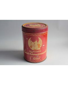 Boîte chocolats tôle lithographiée Déjeuner Gros Gourmand
