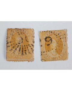 Timbres Colonie anglaise Queensland Victoria registered 1862