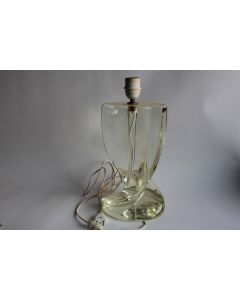SEVRES Pied de lampe cristal jaune