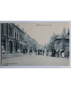 CPA Pas-de-Calais Frévent Rue de la Gare