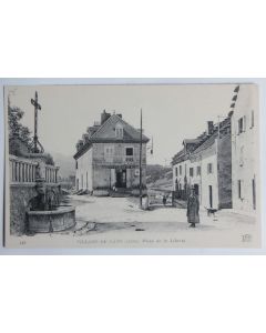 CPA Isère Villard-de-Lans Place de la liberté Boucherie