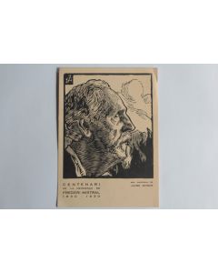 CPA Centenari Frédéri Mistral bois gravé Jaume Guiran