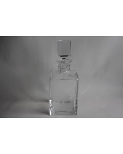 Carafe à whisky cristal gravé Cerf