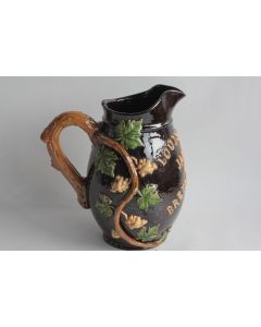 Tara Pichet à vin terre vernissée Louis Roy 1920 Bretonnières Suisse