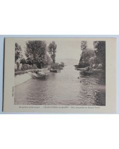 CPA Isère Charavines-les-Bains Une baignade du grand Canal