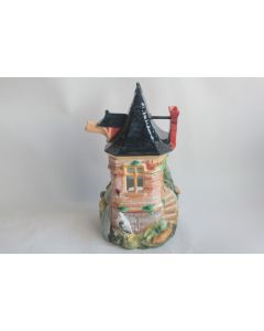 Ancienne Tisanière porcelaine Moulin alsacien