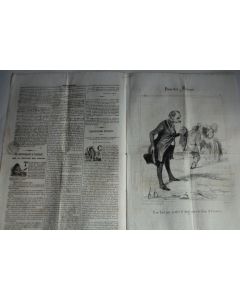 Ancien Journal Le Charivari 26 Juillet 1840 N° 208 Proverbes