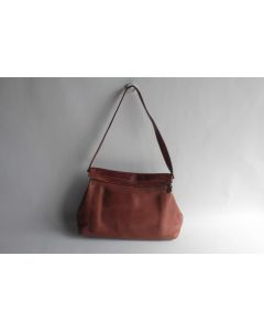 HERMES Sac à main Yeoh cuir marron
