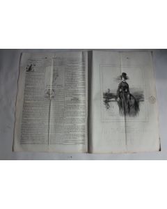 Ancien Journal Le Charivari 1 Août 1840 N° 212 Amazone Humann