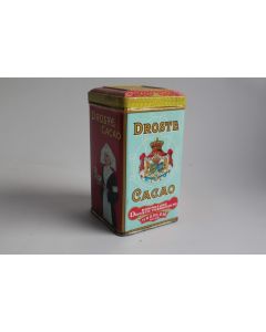 Boîte chocolats tôle lithographiée Cacao Droste