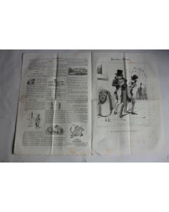 Ancien Journal Le Charivari 6 Août 1840 N° 219 Proverbes