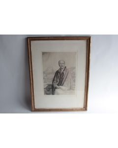 Gravure Lucien Chiron maire Chambéry André JACQUES