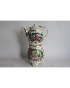 Tisanière porcelaine décor Chinois