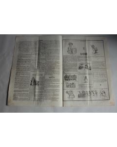Ancien Journal Le Charivari 4 Juillet 1840 N° 186 La Censure