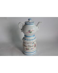 Tisanière porcelaine parlante Bonsoir Bonne Nuit