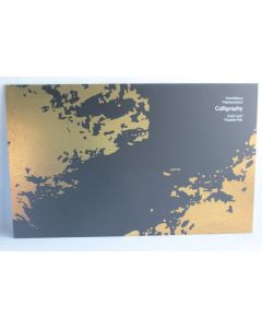 MONTBLANC Publicité stylo Meisterstück Calligraphy gold leaf flexible nib