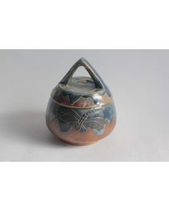 Boite grès et étain Charles GREBER Libellule Art Nouveau