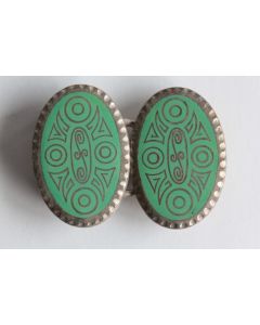 Boucle de ceinture émaillée