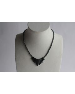 Collier Hématite art déco
