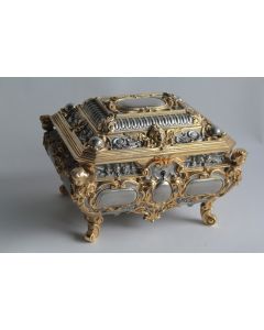 Coffret à bijoux bronze Louis XV Putti Allemagne