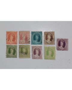 Timbres Colonie anglaise Queensland Victoria série 1869-1876