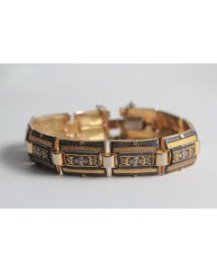 Bracelet acier damasquiné Tolède